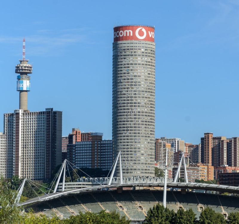 Picture of tower in city of Joburg